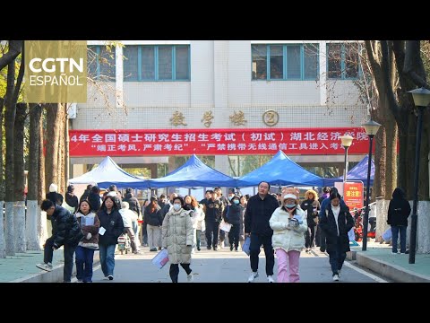 4.38 millones de candidatos rinden examen de admisión para cursar en China estudios de posgrados