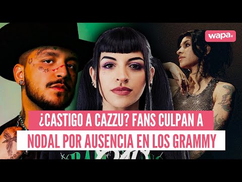 Fans EXPLOTAN contra Nodal: ¿el culpable de que Cazzu no llegue a los Grammy?