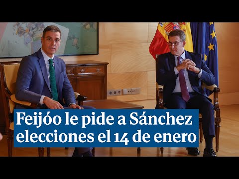 Feijóo exige a Sánchez elecciones para que se vote la amnistía en libertad