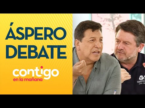 ¡PAREN EL LESEO!: El áspero debate de JC Rodríguez y Orrego por seguridad - Contigo en la Mañana