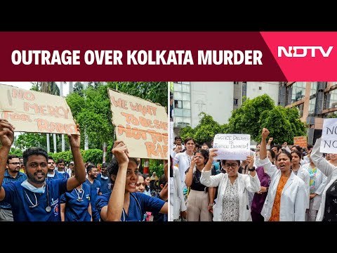 Kolkata Doctor Murder | Aligarh Doctors Protest Kolkata Trainee Doctor's Alleged Rape & Murder