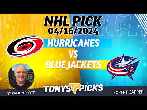 Carolina Hurricanes vs Columbus Blue Jackets 4/16/2024 FREE NHL Picks and Predictions by Ramon Scott
