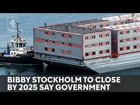 Bibby Stockholm barge to close as asylum accommodation, vows Labour