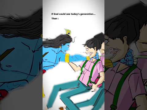 Lord Krishna💀💙 #shorts #trending #animation #animator