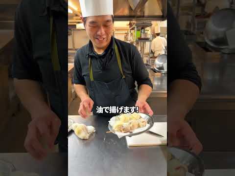 【カロリー爆弾】揚げバターを作って食べてみた#shorts