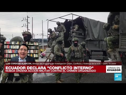 Luis Córdova-Alarcón: Grupos criminales en Ecuador se fortalecen por la improvisación del Gobierno