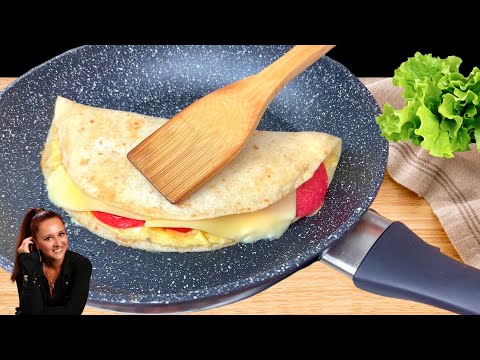 🥙 Лаваш + яйца Самый быстрый завтрак из лаваша за 5 минут Идея завтрака — Быстро и вкусно