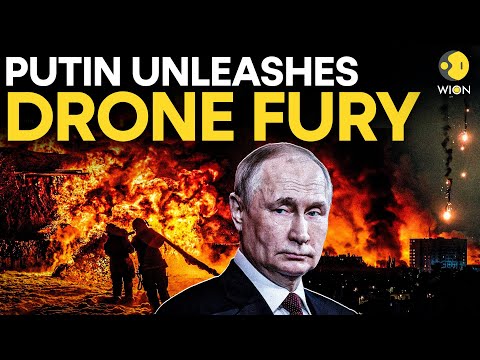 Russia Launches Largest Missile Strike on Ukraine | 550 Drones Hit Kyiv | Ukraine War | WION Live