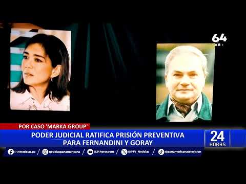 PJ confirma 30 meses de prisión para Sada Goray y Mauricio Fernandini: ¡Justicia se impone!