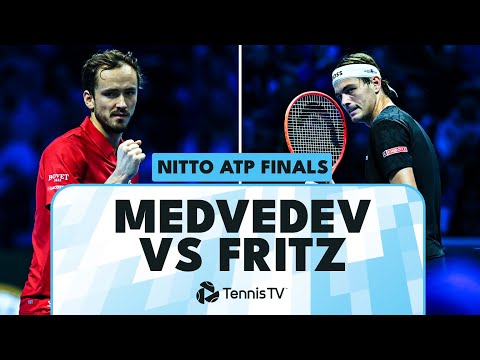 Daniil Medvedev vs Taylor Fritz Highlights | Nitto ATP Finals 2024