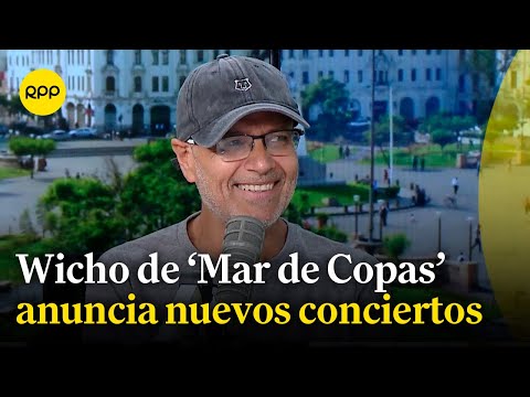 Wicho de 'Mar de Copas' anuncia nuevos conciertos para celebrar la amistad y el amor