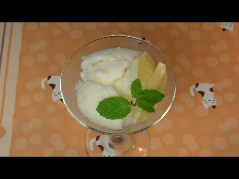 Super Easy Lemon milk sharbet かんたんシャーベット