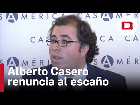 Alberto Casero renuncia al escaño tras su imputación por malversación y pide abandonar el PP