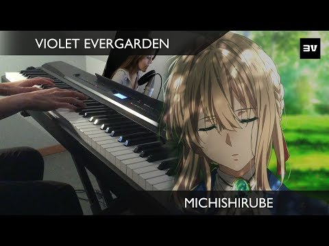 Violet Evergarden ED  - Michishirube Piano Vocal Collab Cover ft. JoyDreamer
