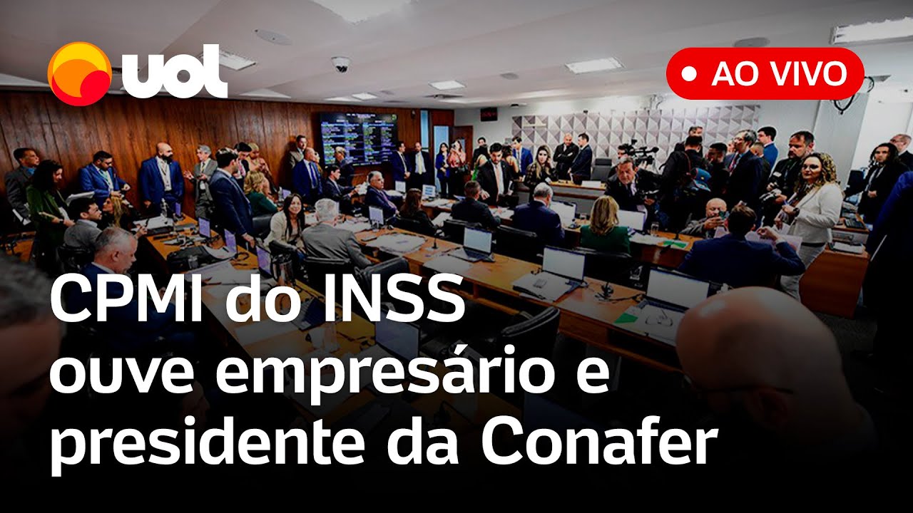 CPMI do INSS ouve empresário do DF e presidente da Conafer acompanhe os depoimentos ao vivo