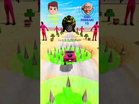 son's Lamborghini vs dad's Ferrari Beamngdrive shorts