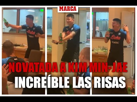 Nadie que recibió una novatada se lo tomó tan bien: Increíble las risas que provocó Kim Min-Jae