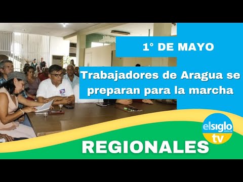 Trabajadores de Aragua se preparan para la marcha del 1° de mayo