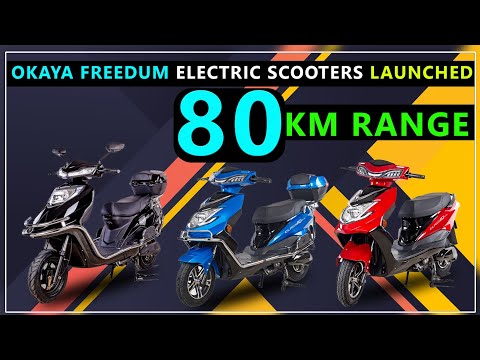 Okaya Freedum Electric Scooters Launched in India - 250 km Range Soon