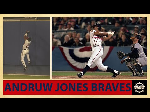 Andruw Jones BEST and MOST MEMORABLE Braves moments! (19-year-old superstar to 50 HR hitter!)