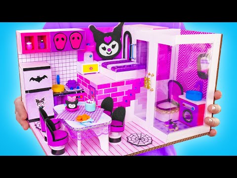 💜 クロミの究極の段ボールマンション 🏠 かわいい段ボール作り