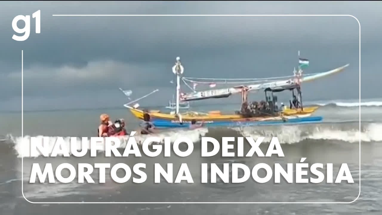 Balsa com 65 pessoas naufraga na Indonésia