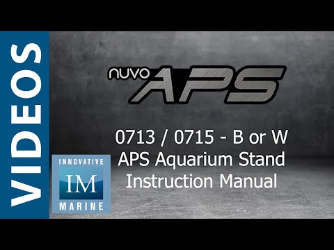 0713 & 0715 - Innovative Marine 170g & 200g APS Aquarium Stand Assembly