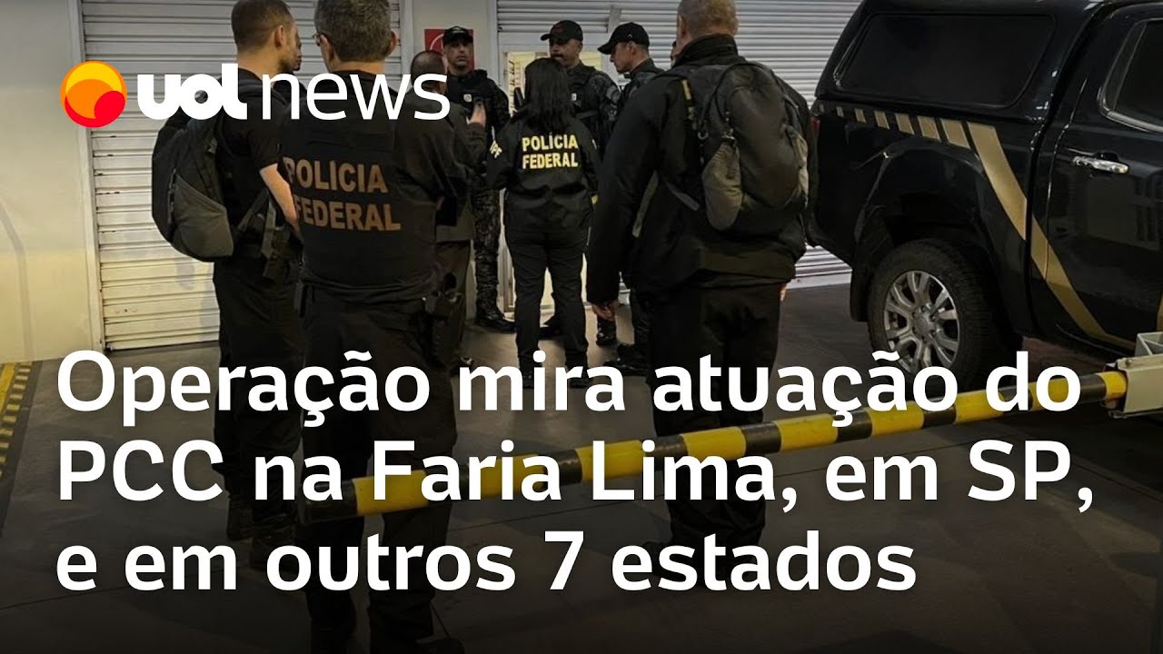 Operação mira atuação do PCC na Faria Lima Reag empresa listada na B3 sofre busca e apreensão