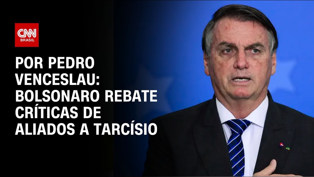 Bolsonaro rebate críticas de aliados a Tarcísio de Freitas | CNN 360º