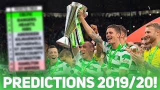 Scottish Premiership 2019/20 Table Predictions! | Will Celtic Win 9 in a Row?