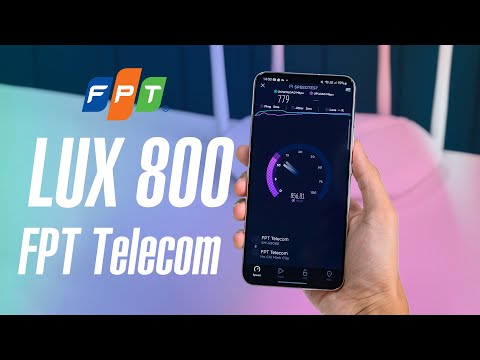 Gói cước LUX 800 từ FPT Telecom: tốc độ 800Mb/s!