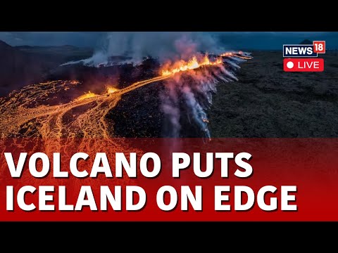 Iceland Volcano Eruption LIVE | Iceland Volcano Erupts Near Grindavik After Weeks of Earthquakes