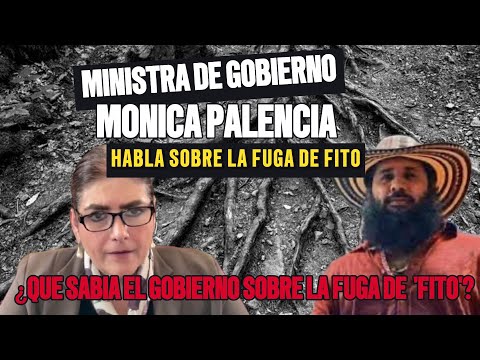 Ministra de Gobierno Mónica Palencia: 'Nadie sabía que 'Fito' pretendía fugarse'