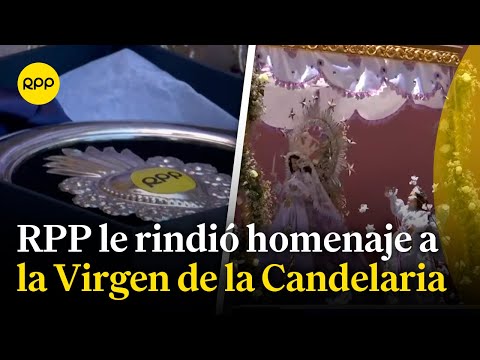 RPP le rindió homenaje a la Virgen de la Candelaria