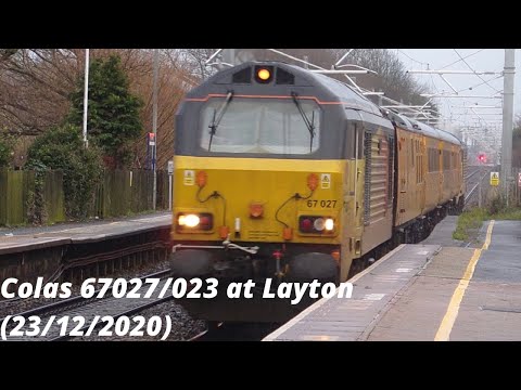 Colas 67027/023 at Layton (23/12/2020)