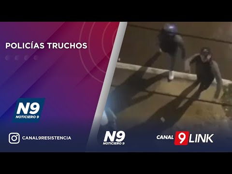 POLICÍAS TRUCHOS - NOTICIERO 9