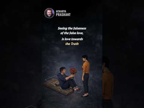 See the false love || Acharya Prashant