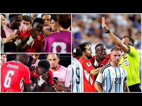 Embolo cries after red card | Switzerland vs Argentina world cup 2026