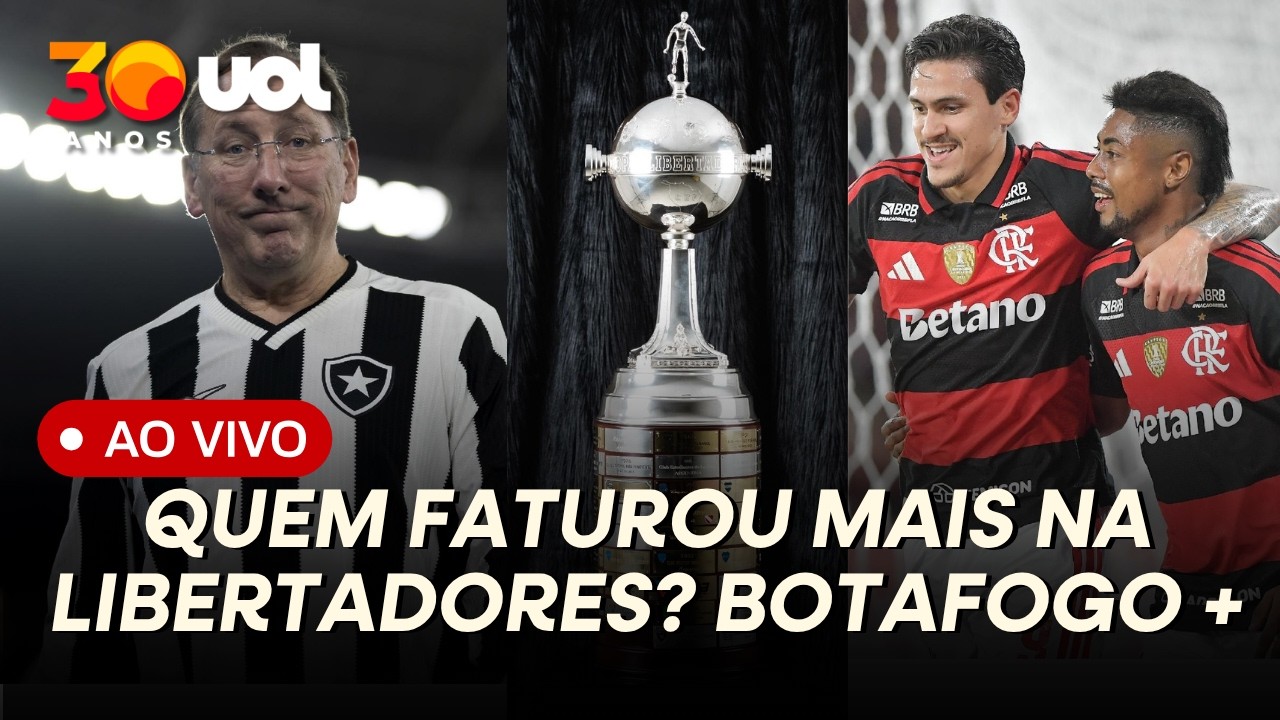 LIBERTADORES DEFINE OITAVAS! QUANTO OS CLUBES BRASILEIROS JÁ FATURARAM? QUAL É O FUTURO DO BOTAFOGO?