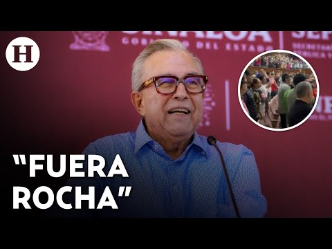 El gobernador Rubén Rocha Moya es abucheado por universitarios en el Congreso de Sinaloa