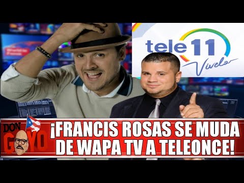 ? ¡Francis Rosas se muda a Teleonce! ¿Será Jay Fonseca el próximo ??