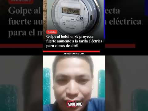 Nuevo aumento a la. energía eléctrica