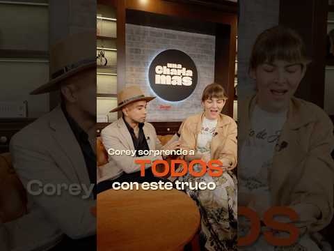 ¿Esto es real?  Corey dejó mudos a todos en el set con este truco de magia. UnaCharlaMas UCM
