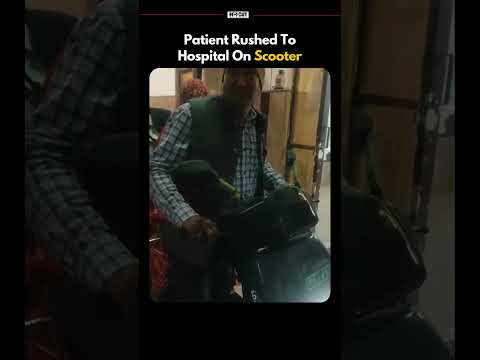 WATCH: Patient Rushed To Hospital On Scooter | Uncut