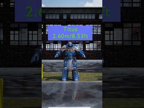 All Space Marine Suits | 3D Height