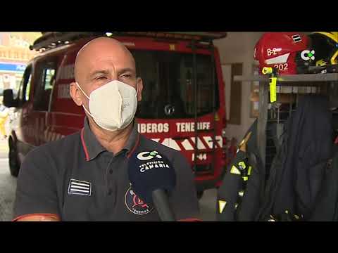 El incendio en una vivienda de Santa Cruz afectó a doce personas