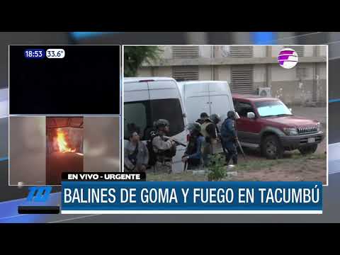 Internos provocan incendio en Tacumbú y tomaron de rehén a varias personas