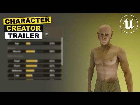 How To Make An Advanced Character Creator In Unreal Engine 5 Trailer