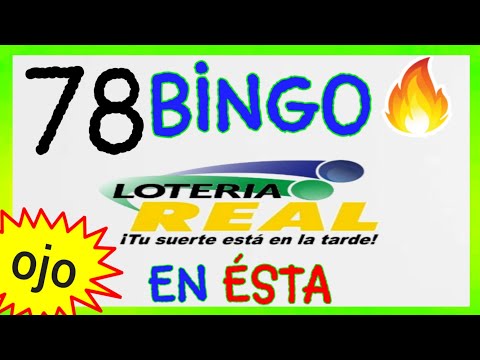Loteria REAL (( 78 )) BINGO HOY...!! RESULTADO de las LOTERÍAS/ SORTEOS de las LOTERÍAS DOMINICANA