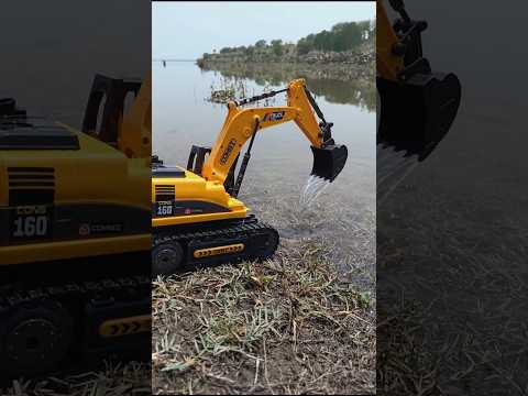 excavator truck assembling water